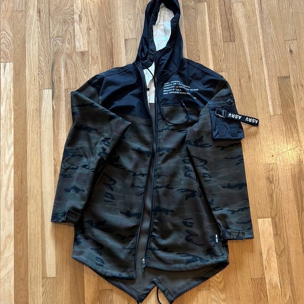ASRV Black and Green Performance Jacket Structured Design